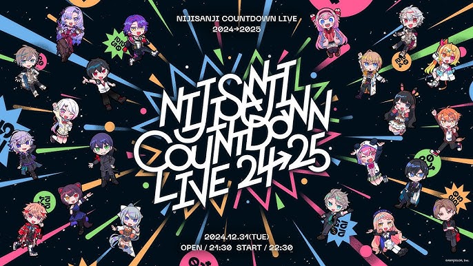 NIJISANJI COUNTDOWN LIVE 2024→2025
